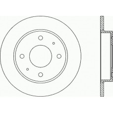 BDR2039.10 OPEN PARTS Тормозной диск