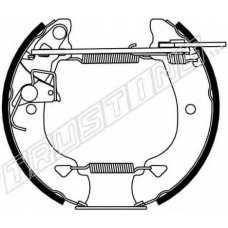 6166 TRUSTING Комплект тормозных колодок