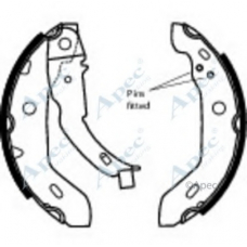 SHU589 APEC Тормозные колодки