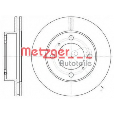 6539.10 METZGER Тормозной диск