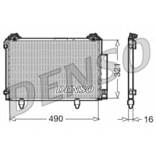 DCN50002 DENSO Конденсатор, кондиционер