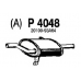 P4048 FENNO Глушитель выхлопных газов конечный