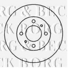 BBD4155 BORG & BECK Тормозной диск