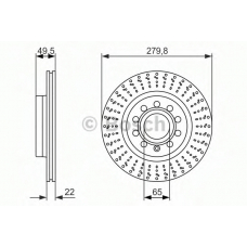 0 986 479 940 BOSCH Тормозной диск