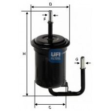 31.651.00 UFI Топливный фильтр