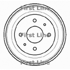 FBR613 FIRST LINE Тормозной барабан