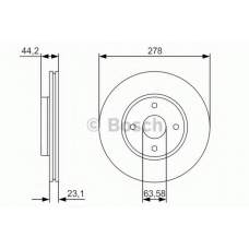 0 986 479 659 BOSCH Тормозной диск