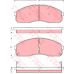 GDB3261 TRW Комплект тормозных колодок, дисковый тормоз