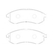 WBP23879A WAGNER LOCKHEED Комплект тормозных колодок, дисковый тормоз