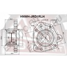 HNWH-JRD1RLH ASVA Ступица колеса