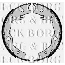 BBS6403 BORG & BECK Комплект тормозных колодок