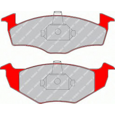 FDS1101 FERODO Комплект тормозных колодок, дисковый тормоз