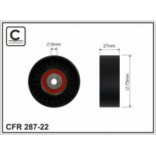 287-22 CAFFARO Натяжной ролик, поликлиновой  ремень