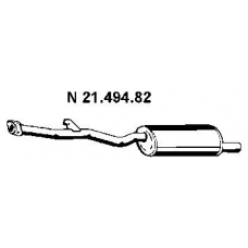 21.494.82 EBERSPACHER Глушитель выхлопных газов конечный