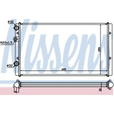 652331 NISSENS Радиатор, охлаждение двигателя