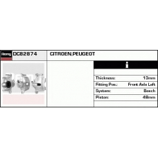 DC82874 DELCO REMY Тормозной суппорт