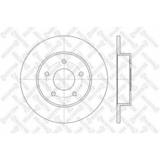 6020-2257-SX STELLOX Тормозной диск