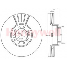 567953B BENDIX Тормозной диск