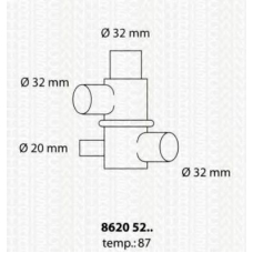 8620 5287 TRISCAN Термостат, охлаждающая жидкость