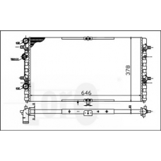 053-017-0001 LORO Радиатор, охлаждение двигателя