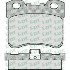05P1130 LPR Комплект тормозных колодок, дисковый тормоз