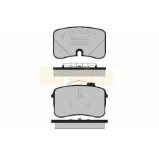 PA876 BRAKE ENGINEERING Комплект тормозных колодок, дисковый тормоз