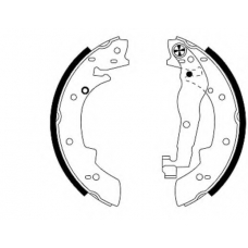 8DB 355 001-991 HELLA PAGID Комплект тормозных колодок