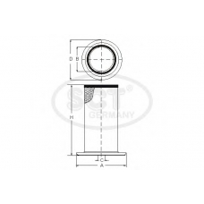 SB 3176 SCT Воздушный фильтр