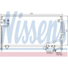 94687 NISSENS Конденсатор, кондиционер