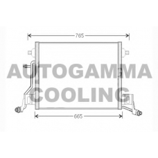 104464 AUTOGAMMA Конденсатор, кондиционер