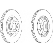 DDF1137C FERODO Тормозной диск