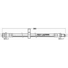 FBH6913 FIRST LINE Тормозной шланг