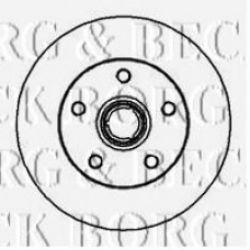 BBD5878S BORG & BECK Тормозной диск