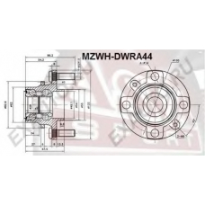 MZWH-DWRA44 ASVA Ступица колеса