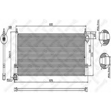 87-28001-SX STELLOX Конденсатор, кондиционер