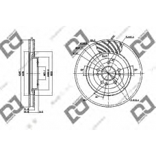 BD1152 DJ PARTS Тормозной диск