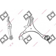 DA1029 DJ PARTS Рычаг независимой подвески колеса, подвеска колеса