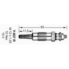 5148 NGK Свеча накаливания