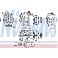 89036 NISSENS Компрессор, кондиционер