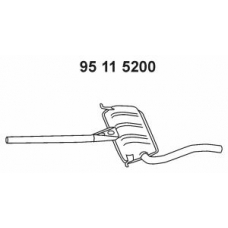 95 11 5200 EBERSPACHER Средний глушитель выхлопных газов