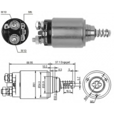 940113050186 MAGNETI MARELLI Тяговое реле, стартер