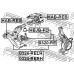 0324-RERH FEBEST Рычаг независимой подвески колеса, подвеска колеса