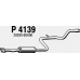 P4139 FENNO Средний глушитель выхлопных газов