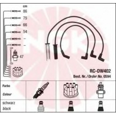 0594 NGK Комплект проводов зажигания