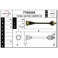 T78242A EAI Приводной вал