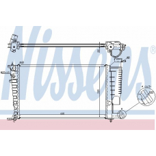 635181 NISSENS Радиатор, охлаждение двигателя