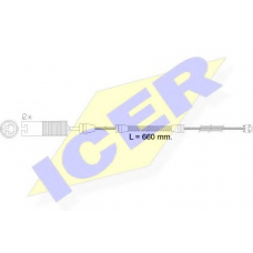 610497 E C ICER Сигнализатор, износ тормозных колодок