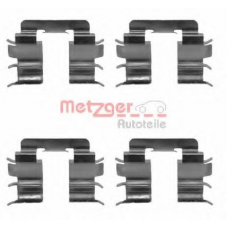 Z 1272 METZGER Комплектующие, колодки дискового тормоза