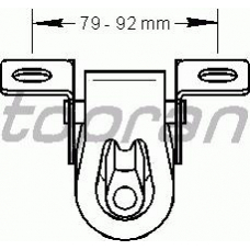 103 461 TOPRAN Кронштейн, глушитель