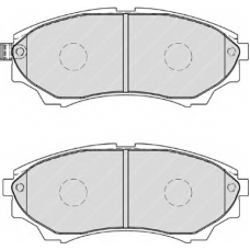 FSL1817 FERODO Комплект тормозных колодок, дисковый тормоз